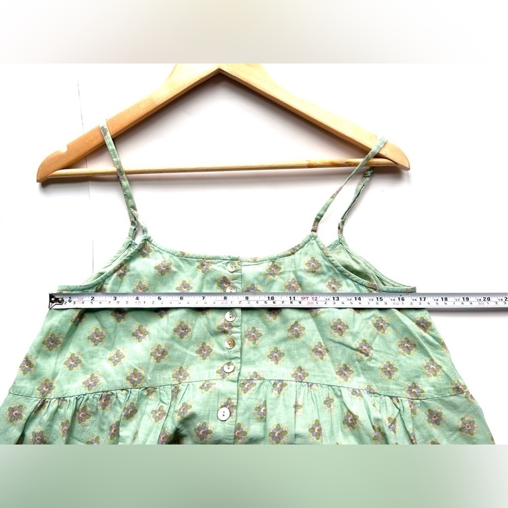 April cornier strappy tunic dress mint green pattern - Picture 9 of 11